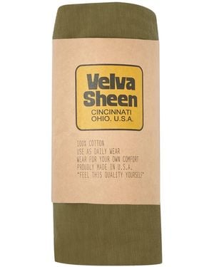Velva Sheen Rolled Short Sleeve Crew Neck T-Shirt - Metallic