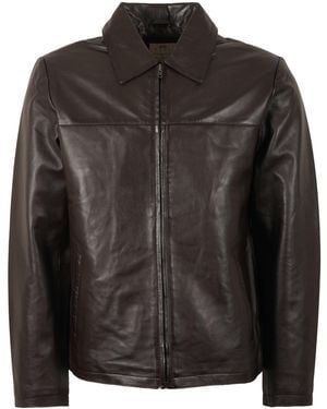 real hoxton Classic Leather Jacket - Black