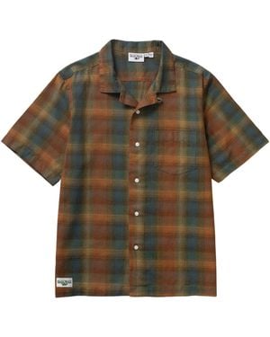 Service Works Plaid Resort Shirt - Green