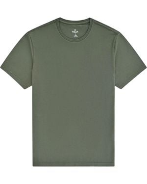Stuarts London Brian Oak Pure Supima Cotton T-Shirt - Green