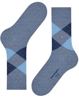 Burlington King Socks - Blue
