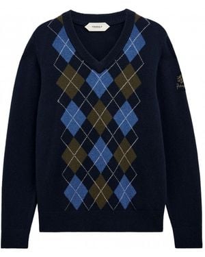 Pringle of Scotland Argyle Jumper - Blue