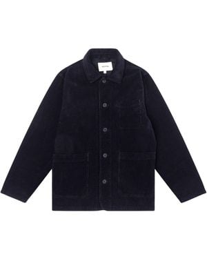 Kestin 8-Wale Organic Corduroy Huntly Jacket - Blue