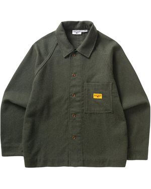Service Works Flannel Foh Overshirt - Green