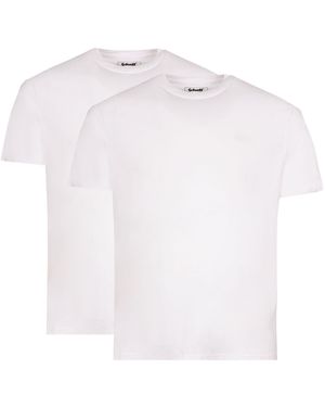 Schott Nyc 2 Pack Crew Neck T-Shirt - White