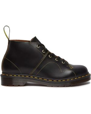 Dr. Martens Church Leather Monkey Boots - Black