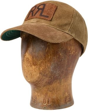 RRL Roughout Suede Trucker Cap - Brown