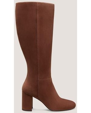 Stuart Weitzman Wynn Zip Boot 75 - Brown