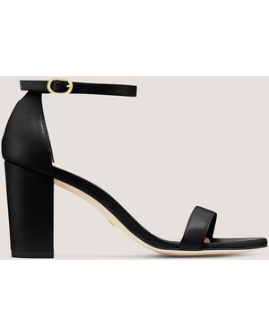 Stuart Weitzman Nearlynude Strap Sandal - White