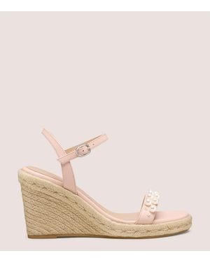 Stuart Weitzman Goldie Espadrille Wedge - Natural