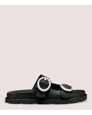 Stuart Weitzman Benni Sport Slide - Black