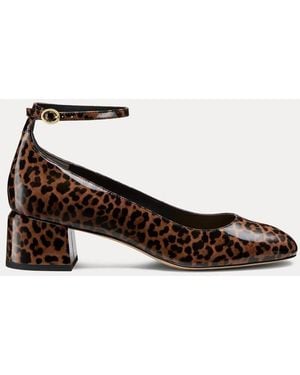 Stuart Weitzman Emilee Strap Pump 45 - Brown
