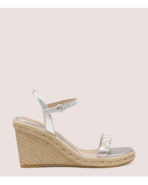 Stuart Weitzman Goldie Espadrille Wedge - Natural