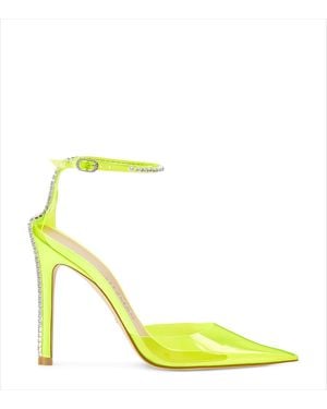 Stuart Weitzman Stuart Glam 110 Strap Pump - Yellow