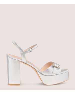 Stuart Weitzman June Platform Sandal - White
