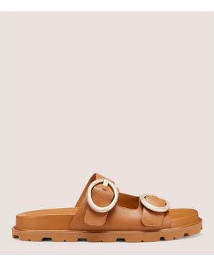 Stuart Weitzman Benni Sport Slide - Brown