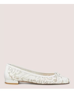 Stuart Weitzman Arabella Ballet Flat - Natural
