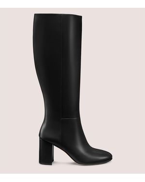 Stuart Weitzman Wynn Zip Boot 75 - Black