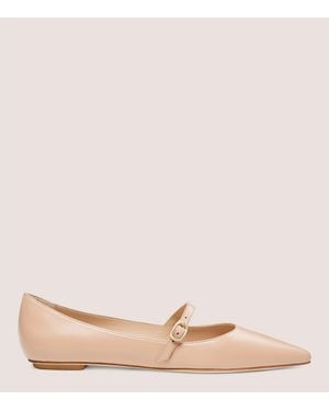 Stuart Weitzman Emilia Mary Jane Flat - Pink