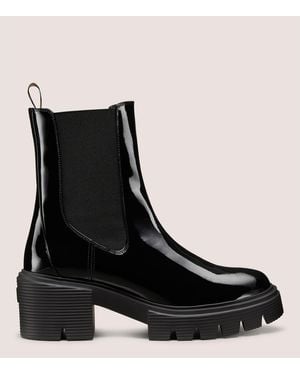 Stuart Weitzman Soho Chelsea Bootie - Black