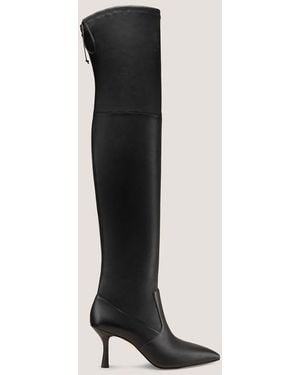 Stuart Weitzman Valentina Over-the-knee Boot 75 - Black