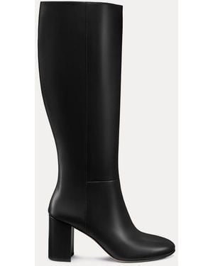 Stuart Weitzman Wynn Zip Boot 75 - Black