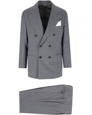 Kiton Completo Doppiopetto - Grigio