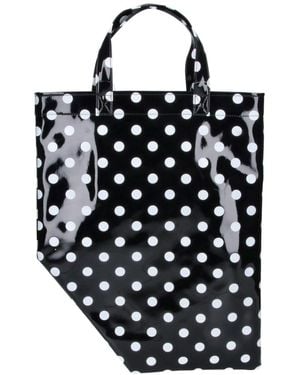 Comme des Garçons Borsa Tote A Pois - Nero