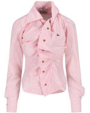 Vivienne Westwood 'Drunken' Shirt - Pink