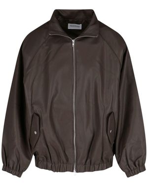 Frankie Shop Bomber Zip "Senta" - Marrone
