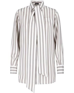 Kiton Silk Shirt - White