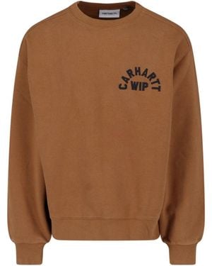 Carhartt Sweatshirt "Arch Script" - Brown
