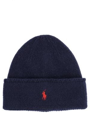Polo Ralph Lauren Logo Beanie - Blue
