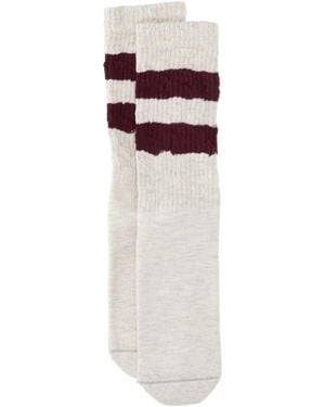 Golden Goose Striped Socks - White