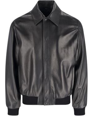 Fendi Lamb Leather Jacket - Black