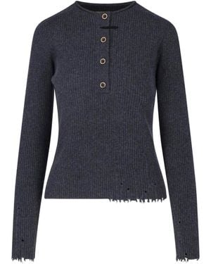 Uma Wang Cashmere Cardigan - Blue