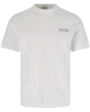 Autry T-Shirt Logo - White