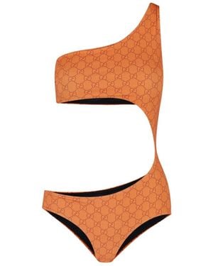 Gucci One-Piece Swimsuit “Gg” - White
