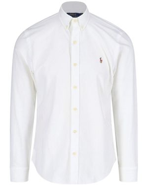 Polo Ralph Lauren 'Oxford' Logo Shirt - White