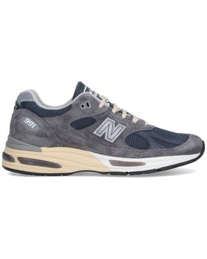 New Balance "made In Uk 991v2" Trainers - Blue