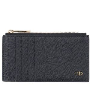 Ferragamo Calf Leather Wallet - Black