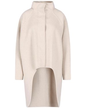 Alaïa Cashmere Coat - Natural