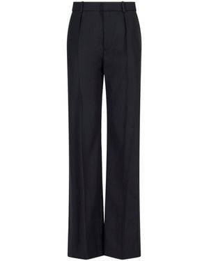 Saint Laurent Tuxedo Trousers - Blue