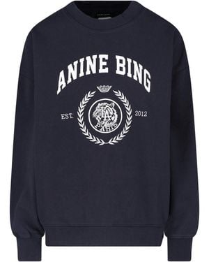 Anine Bing Sweatshirt "Miles" - Blue