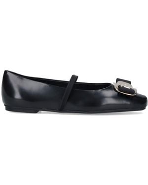 Ferragamo Ballet Flats "New Vara" - Black