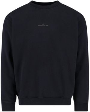 Stone Island 'Industrial Four' Crew Neck Sweatshirt - Blue