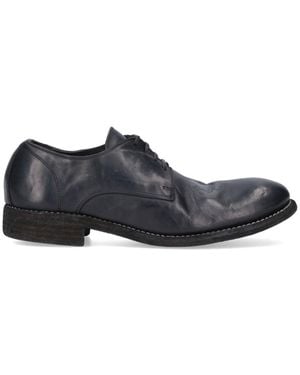 Guidi Scarpe Derby In Pelle - Nero