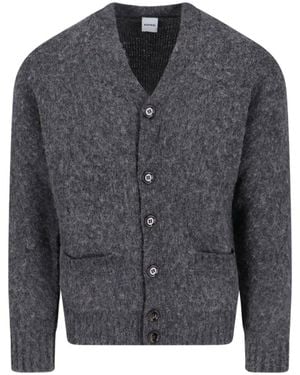 Aspesi Shetland Wool Cardigan - Grey