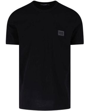 Dolce & Gabbana T-Shirt Logo - Black