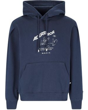 Adererror Logo Hoodie - Blue